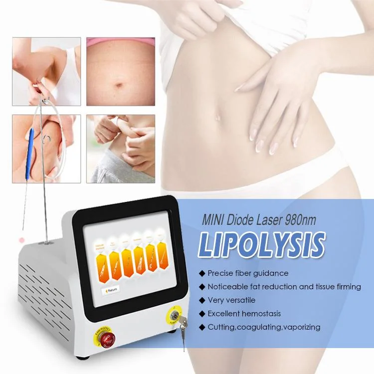 Laser 980nm Liposuction Device for Vaser Fat Removal Lipomas Beauty Equmipment Liposuction Surgery Fat Removal